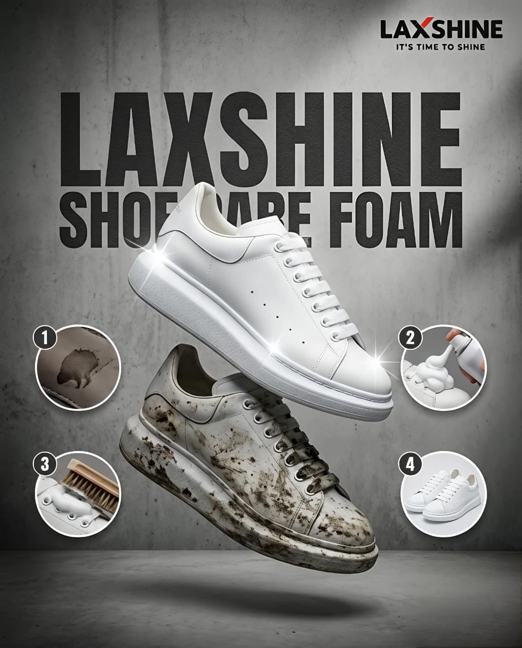 Laxshine Shoe Care Foam
